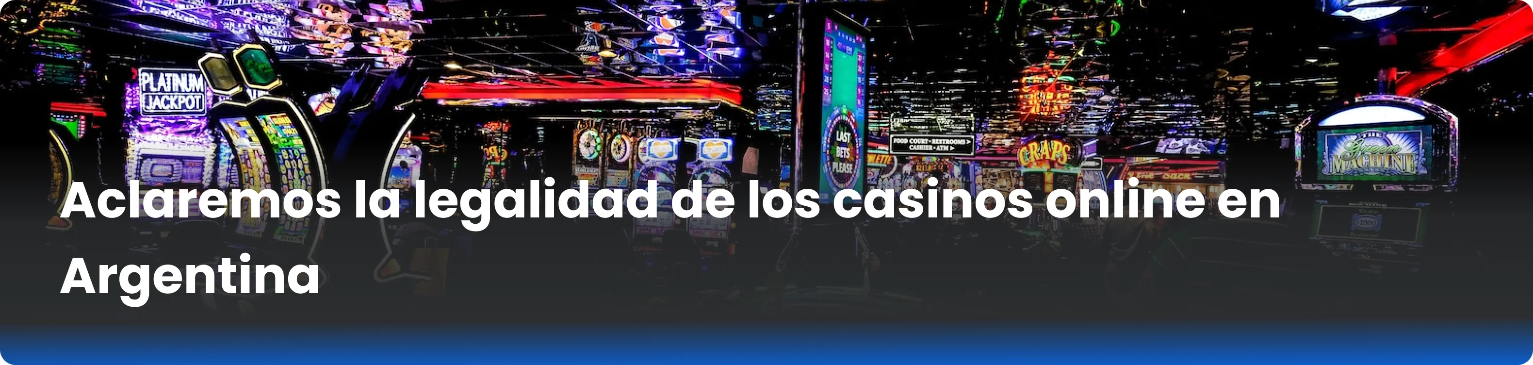 Aclaremos la legalidad de los casinos online en Argentina 