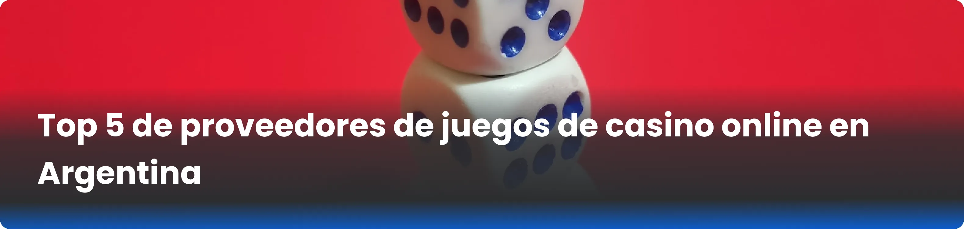Top 5 de proveedores de juegos de casino online en Argentina 