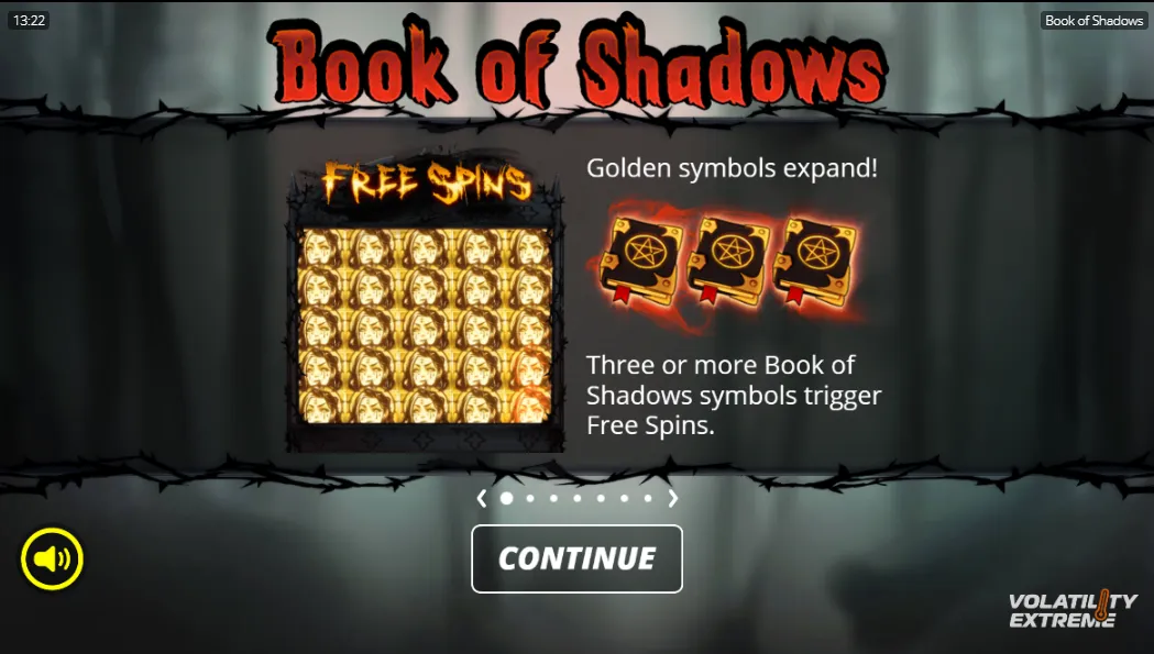 comodines book of shadows