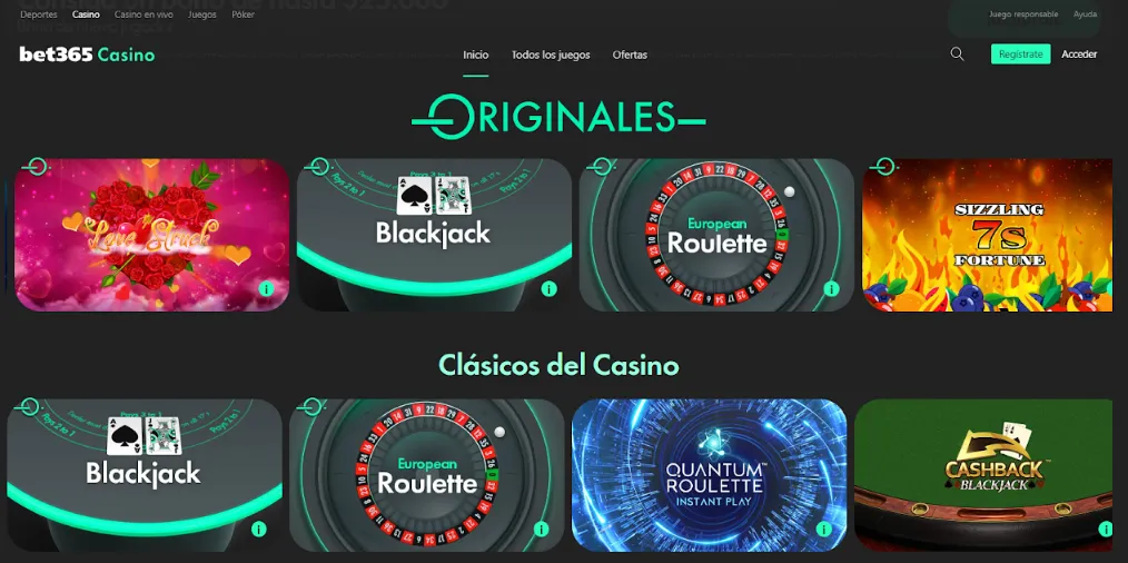 casinos online español bet365