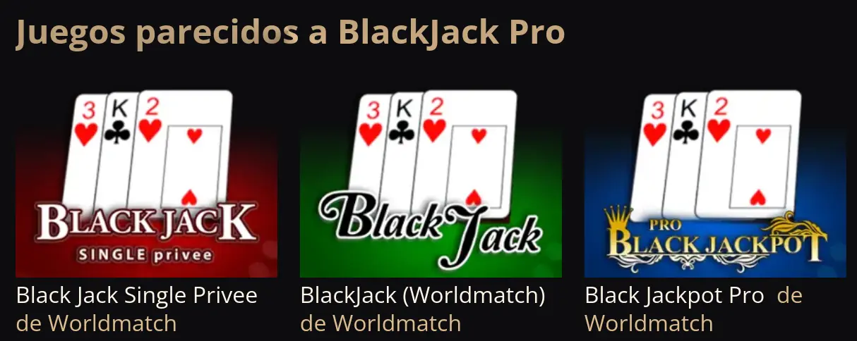 Blackjack juegos