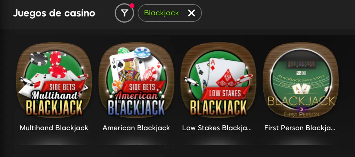 Juegos blackjack